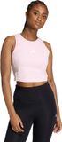 Adidas Sportswear Essentials 3-Stripes Gewatteerde Tanktop - Dames - Roze