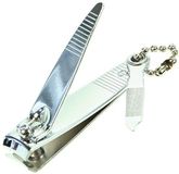 Neckermann Nagelknipper 5.5cm chroom incl. Vijl 3cm
