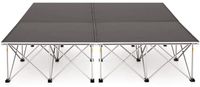 Gear4music 2 m x 2 m Draagbare Podiumset, 40 cm