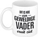 Bellatio Decorations Shoppartners Bv Dit is hoe een geweldige vader eruitziet cadeau koffiemok / theebeker - wit - 300 ml