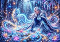Bluebird Puzzle Le Royaume des Fleurs de Neige - 1000 pièces