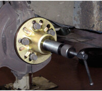 KS Tools wielnaaf en aandrijfas demontage set, 7 stuks