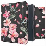 imoshion Ploonk B.V. Ereader Hoes - Geschikt voor Kobo Libra Colour - Blossom Watercolor Black