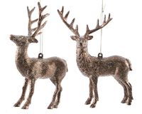 Ksd Hert 10 stuks! hang 2ass 14cm truffel KSD