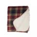 Unique Living Kody fleece plaid - rood - 130x160 cm