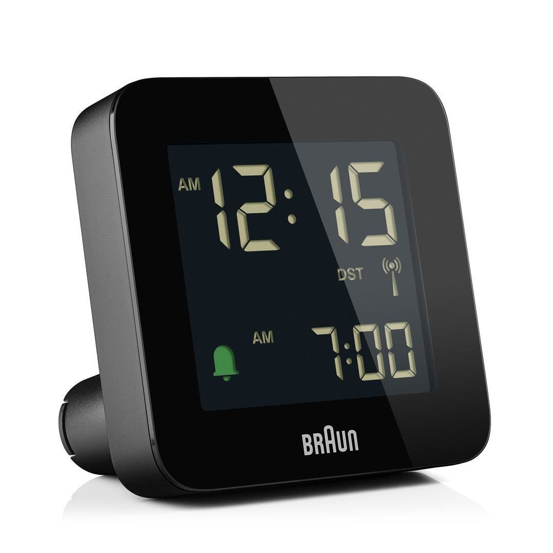 Braun BC09-DCF Digitale Wekker - Zwart - LCD - Snooze Functie