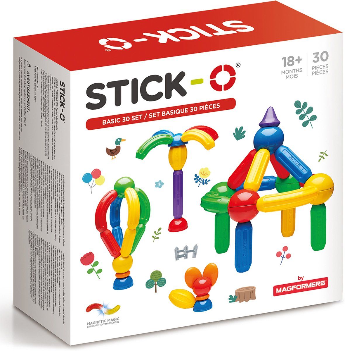 Stick-O - Basic 30 Set (36 models) - Multicolor