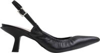 Bronx Nyl-A Zwarte Leren Naaldhak Dames Schoenen 38.5