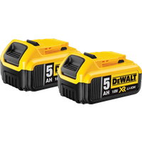 DeWalt DCB184-XJ 18V 5,0 Ah Accu 2-pack