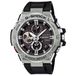Casio G-Shock G-Steel GST-B100-1AER Montre Homme - Cadran Noir, Boîtier Acier Inoxydable, Mouvement Quartz