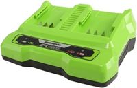 Greenworks Acculader met dubbele poort 24 V 2 A