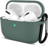 Shieldcase Case - beschermhoes geschikt voor Airpods Pro / 2 Pro silicone case - donkergroen