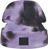 Urban Classics Tie Dye Beanie Beanie grijs-paars - Katoen - One size