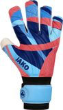 Jako River Supersoft Rc Keepershandschoenen - Hemelsblauw / Koraal / Navy | Maat: 7,5