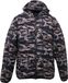 INVICTA ICON C6808 camouflage jas voor heren, zwart/blauw/bruin