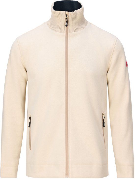 Nordberg Sweater Kjartan - Full Zip - Heren - Off White - Maat M