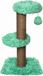 Topmast Krabpaal Fluffy Merida - Groen - 34 x 34 x 67 cm