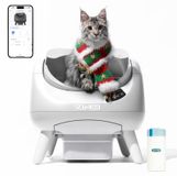 Merkloos Kattenbak Zelfreinigend XL 12L Wifi App-bediening