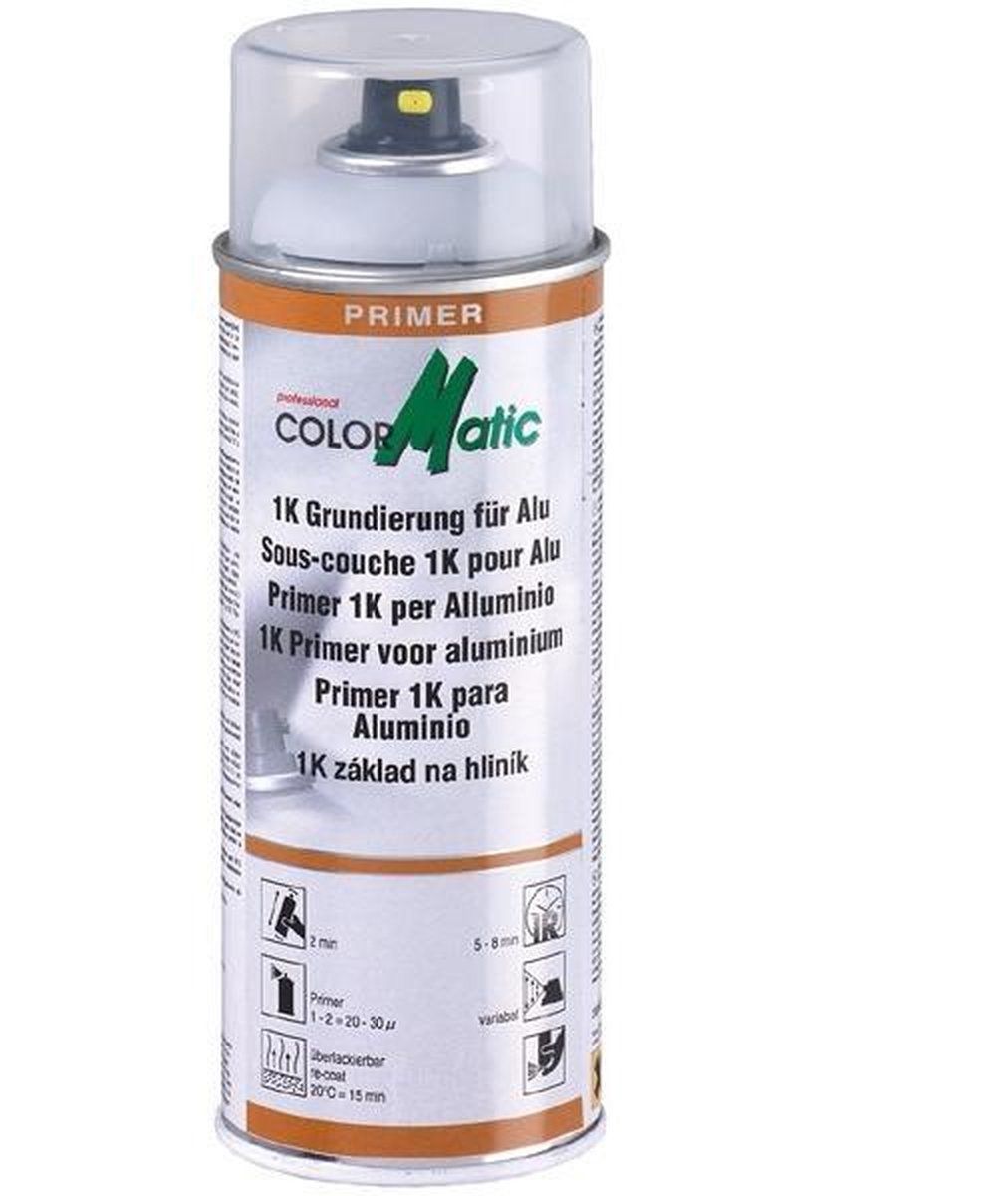 Motip ColorMatic Professional 1k primer voor aluminium - 400 ml.