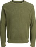 JACK&JONES JCOCLASSIC WAFFLE KNIT CREW NECK NOOS Homme Pulls S Coton Four Leaf Clover