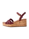 Next - Dames - Forever Comfort® gevlochten leren sleehakken - Rood