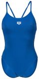 Arena Dames zwempak uit 1 stuk Solid koninklijk/wit Blauw
