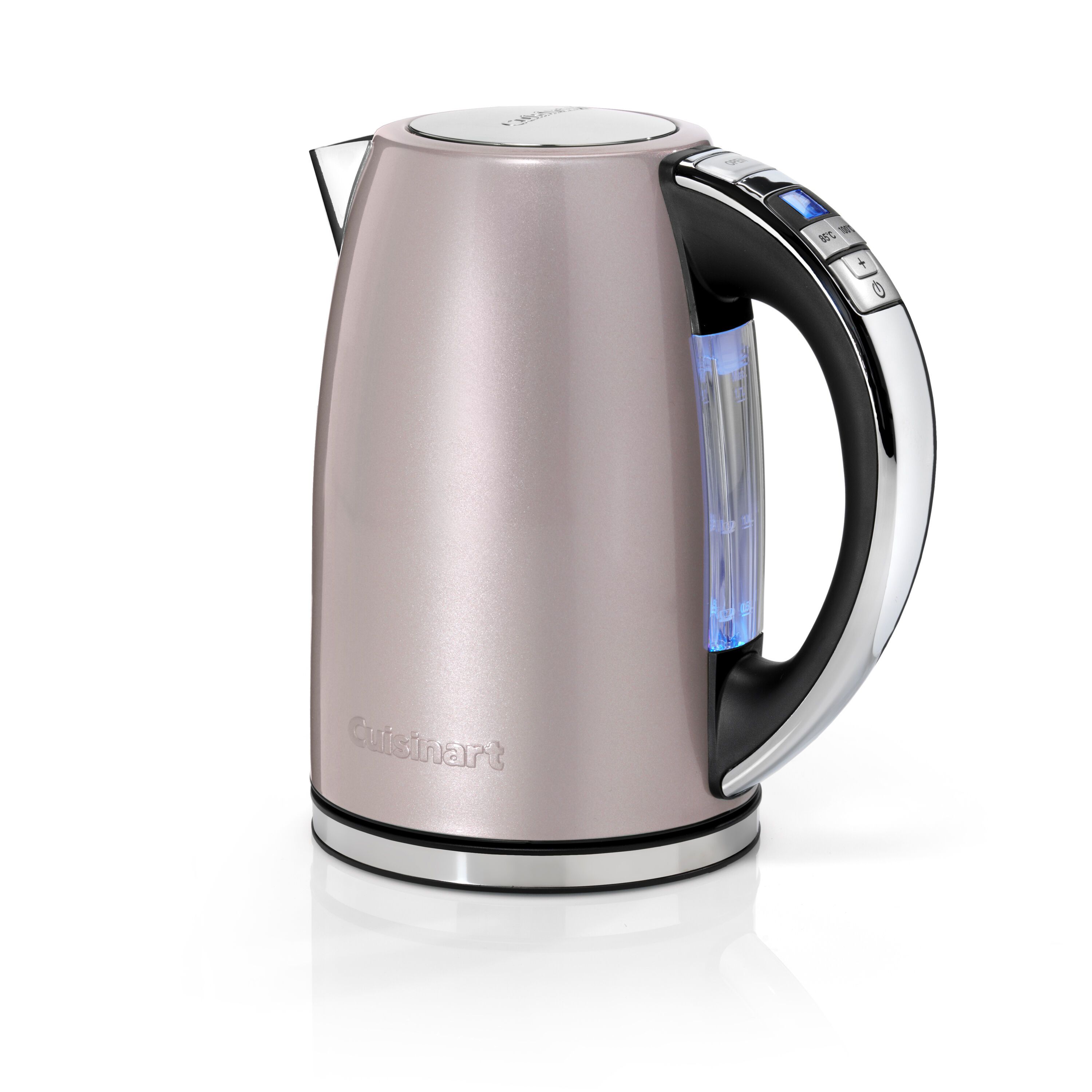Cuisinart CPK17PIE - Pink Electric Kettle - 3000W - Stainless Steel - Adjustable Temperature