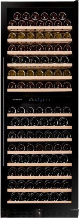 Dunavox Wijnkoelkast Grande - DX-181.490DBK - 181 Flessen - 2 Zones