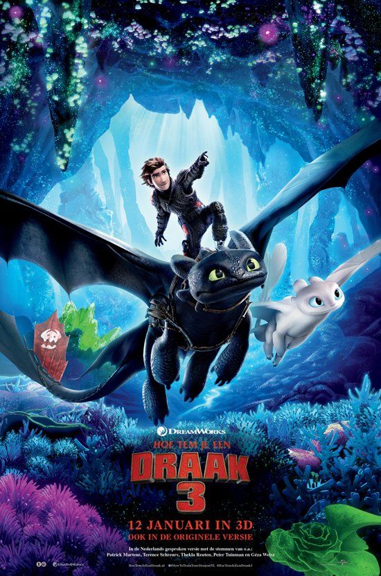 Hoe Tem Je Een Draak 3 (How To Train Your Dragon 3) - DVD