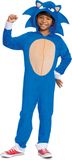 Disguise SEGA Sonic Prime - Sonic kinderkostuum met capuchon en 3D-quills - maat M (7-8 jaar) - officieel gelicentieerd SEGA - comfortabel Sonic kinderkostuum - jongenskostuum voor Halloween of carnaval