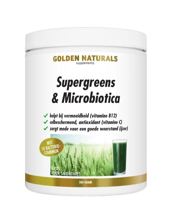 Golden Naturals Supergreens & Microbiotica Poeder