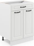 Vicco R-Line Keukenonderkast – 60 cm met lade, WB Eik Wit Landhuis