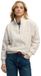 Superdry Essential Logo Sweatshirt Met Halve Rits Beige XL Femme