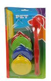 Dog 29355 8,5 cm Voedselblikhoezen met Lepel, Assortiment van 5 Stuks