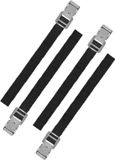 ProPlus Caravan/Camper Fietsen Spanbanden/Sjorbanden/Bindriemen - 4x Stuks - 30 cm