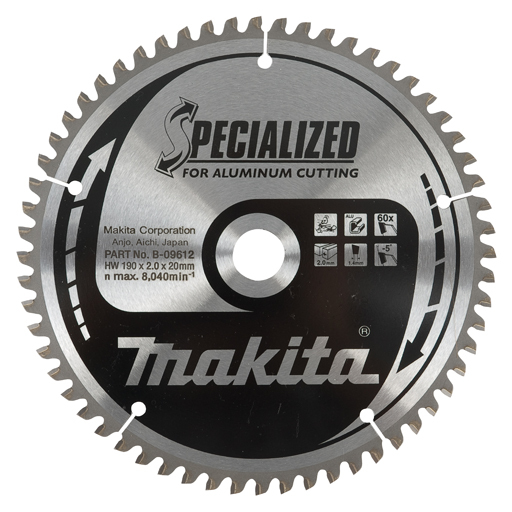 Makita Specialized Aluminium: afkortzaag