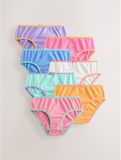 Next - Meisjes - Set van 7 slips - Paars/Oranje