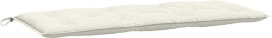 vidaXL Coussin de banc de jardin 120x50x7 cm tissu chiné crème