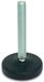 RS PRO Verstelbare voet M10 tot 1000 kg x 75 mm, tot 30 graden kantelbaar x 105 mm, verpakking van 2 stuks