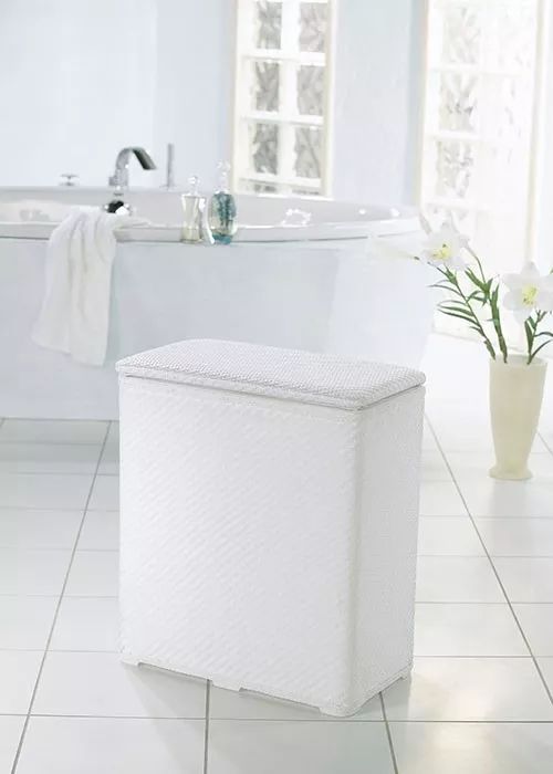 Kleine Wolke Wäschebox - Wasmand - Wit - 48 x 27 x 55 cm