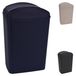Poubelle, poubelle cosmétique, poubelle de salle de bain, poubelle, 5 l, matière plastique, conteneur à déchets, poubelle à couches, lavable, couleurs : bleu foncé