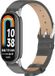 By Qubix Qubix PU Leren Bandje Grijs Geschikt voor Xiaomi Smart Band 8 / 9 / 10