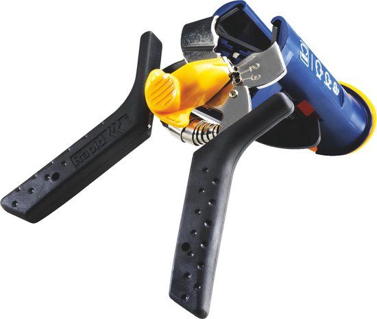 Rapid Tuin-opbindtang - 3-staps Instelbare Sluiting - Snel te Laden Magazijn - Blauw/geel