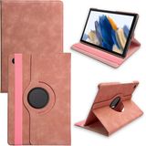 Casemania Hoes Geschikt voor Samsung Galaxy Tab A11 Plus (11 inch 2025) - Pale Pink - Draaibare Tablet Book Cover met Ingebouwde Standaard