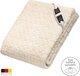 Beurer UB 53 Teddy Elektrische onderdeken - 150 x 80 cm - 4 Warmtestanden - Teddy/Fleece - Wit