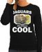 Bellatio Decorations Dieren jaguars/ luipaarden sweater zwart dames - jaguars are serious cool trui - cadeau sweater luipaard/ jaguars/ luipaarden liefhebber S