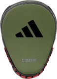 adidas Combat 50 Focus Mitts - Legergroen - Kunstleer - 1 kg