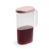Plasticforte Waterkan met deksel - 2 liter - roze - kunststof