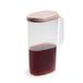 Plasticforte Waterkan met deksel - 2 liter - roze - kunststof