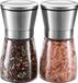 Premium Poivre et Sel - Acier inoxydable et Verre
